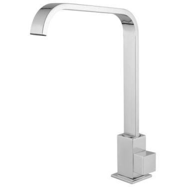 Imagem de Torneira Bica Móvel Quadrit Slim Bancada 6162 Cromada - KS
