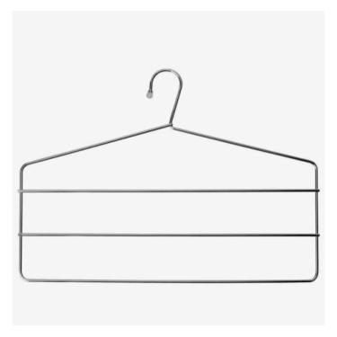 Imagem de cabide calça triplo cromado - mattos aramados