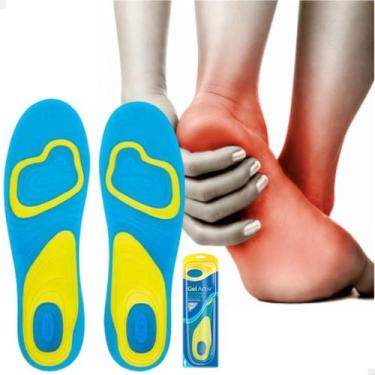 Imagem de Par De Palmilha Silicone Gel  Anti Impacto. 40 a 46 - TopRj Silicone