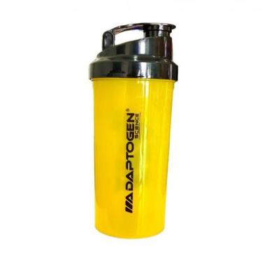 Imagem de Coqueteleira (600ml) - Cor: Amarela Tampa Preta - Adaptogen