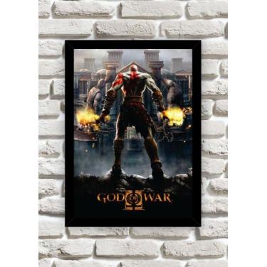 Imagem de Quadro GOD OF WAR - GRAFIT - GRAFICA E CRIAÇÃO, Branco