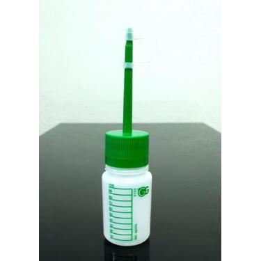 Imagem de Kit 02 Pissetas Plasticas Bico Verde ou Azul Graduada - Frasco Plástic