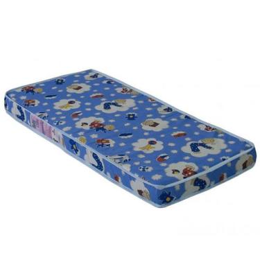 Imagem de Colchão para Berço 130x60x10cm Espuma D18 Azul - Completa Móveis