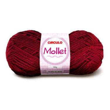 Imagem de Fio Lã Mollet 40g Círculo 80m Crochê E Tricô - armarinho