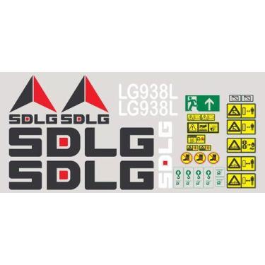 Imagem de Kit Adesivos - SdLG Lg938l - Compatível Com Pá Carregadeira - SPTS