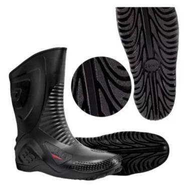 Imagem de Bota de chuva motoqueiro impermeavel polaina galocha delta , 35/36