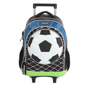 Imagem de Mochila de Rodinhas Com Alça Luxcel Up4You Futebol Azul-Masculino