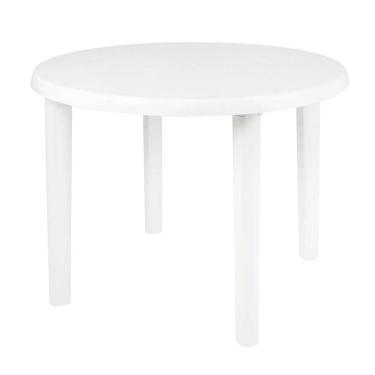 Imagem de Mesa Plástica Redonda Desmontável Mor