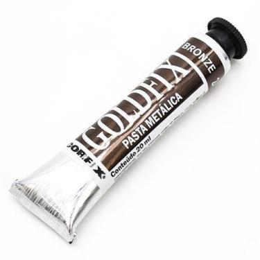 Imagem de Pasta Metálica Goldfix 20ml Corfix, 247 BRONZE