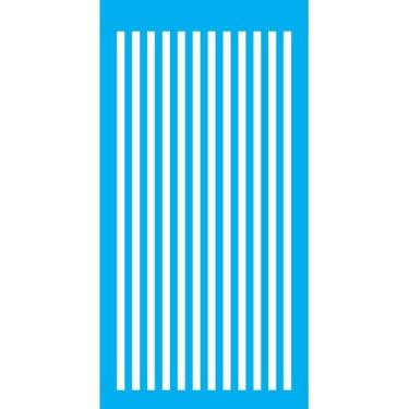 Imagem de Stencil Opa 7 X 15 cm - Listras Pequenas - 1968 - Opa Criando Arte