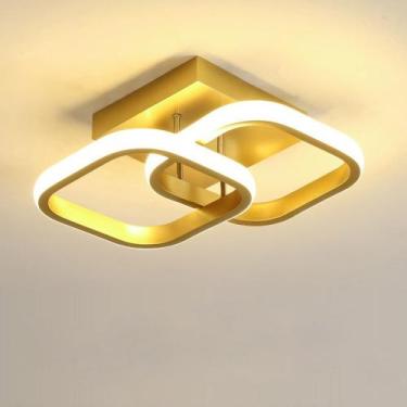 Imagem de Luminária De Teto Plafon Led Moderna Lustre para Corredor Sala Quarto 