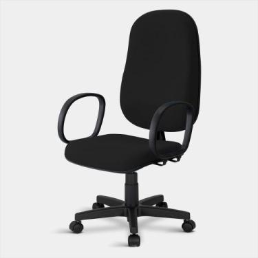 Imagem de Cadeira Presidente Turim Giratória 3385 C/br 0097 Preta - Arazzi