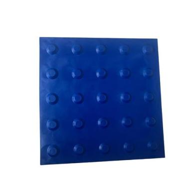 Imagem de Piso Tátil PVC 25x25cm Alerta e Direcional Segurança - Mundo Da Borrac