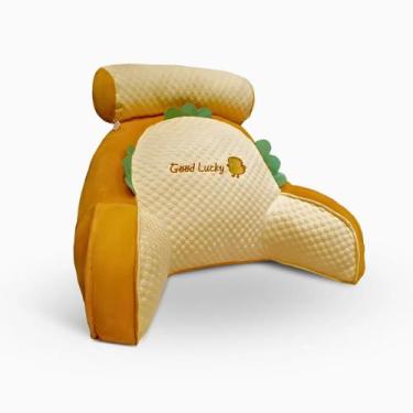 Imagem de Travesseiro Multifuncional de Descanso e Apoio Laranja Leitura Sofá Sa