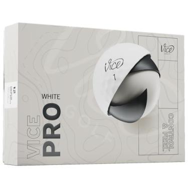 Imagem de Bolas de golfe Vice Pro (modelo 2025) (brancas)