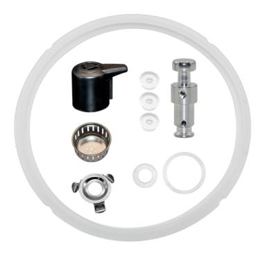 Imagem de Conjunto de peças de reposição para Instant Pot Duo 5, 6 Quart Qt IP-DUO50 IP-DUO60, inclui anel de vedação, válvula de liberação de haste e alça, vedação de válvula flutuante proteção antibloqueio -