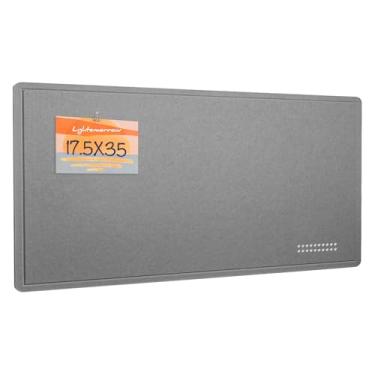 Imagem de Quadro de avisos, quadro de feltro de 99 x 43 cm - quadro de pinos decorativo, quadro de cortiça alternativo para parede, quadro de imagem dobrável, quadro de visão autoadesivo, quadro de oração com