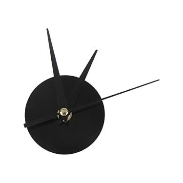 Imagem de Serenable Mecanismo de Movimento de Relógio de Parede Grande DIY com Ponteiro para Acessórios de Peças de Reposição de Relógio de Parede DIY, Preto, Tamanho real
