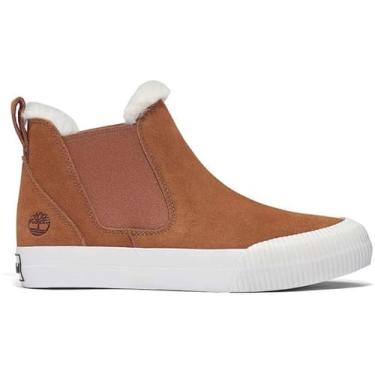 Imagem de Timberland Skyla Bay 2.0 Tênis feminino com forro quente, Camurça enferrujada, 36 BR