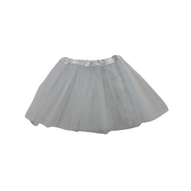 Imagem de Saia de tule 30cm lisa fantasia cosplay linda e fofa p/festa - DreamIn