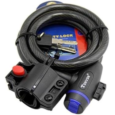 Imagem de Cadeado com Chaves 12mm x 1200mm – Segurança Reforçada para Bicicletas, Motos e Portões