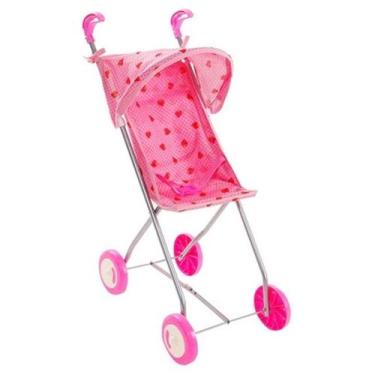 Imagem de Carrinho De Boneca Alive Rosa Semi Luxo Menina - BRINQUEDOS OLIVEIRA