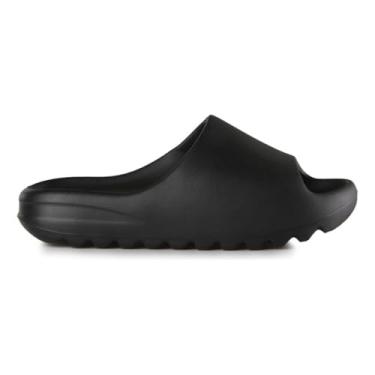 Imagem de Chinelo Slide Masculino EVA Estilo Nuvem Yeeze Sola Texturizada (Preto, BR, Adulto, Faixa Numérico, M, 39, 40)