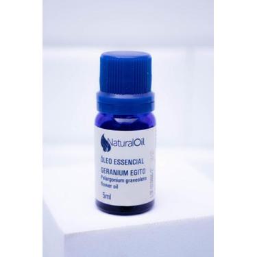 Imagem de Óleo Essencial Gerânio Egito 100% Puro 5ml Natural Oil, 5ml