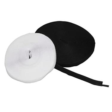 Imagem de Gancho de Nylon e Fita Mole - 2pcs 25m de Comprimento e e para Ting DIY, Auto -adesivo e Uso Funcional Versátil