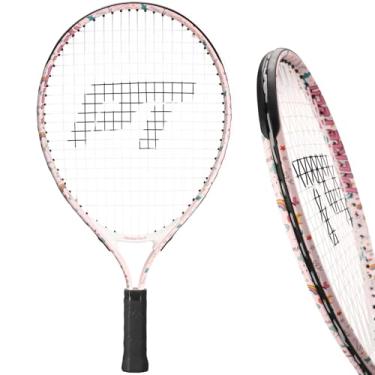 Imagem de PickleTech Raquete de tênis infantil – Raquete de tênis infantil, raquete de tênis juvenil de 43 a 63 cm para idades de 2 a 12 anos, designs de unicórnio para meninos e meninas, perfeita para