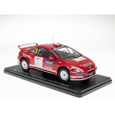 Imagem de OPO 10 - 1/24 Scale Model car Compatible with Peugeot 307 WRC - Gronholm - Rautiainen - Neste Rally Finland 2004 - WRC050