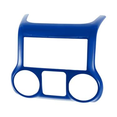 Imagem de REPAIROCK 1 peça de painel de painel de painel de painel de painel de acabamento para Jeep Wrangler JK JKU 2011-2017 guarnições de tampa de ventilação de painel ABS azul