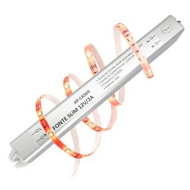 Imagem de Fonte Slim 12V 2A Driver para Perfil Fita Led Luminária 24W