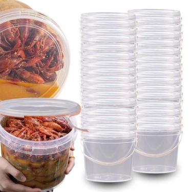 Imagem de Balde 1.8L Atóxico Bpa Free Com Tampa Lacre 20 Pçs - Nastripack