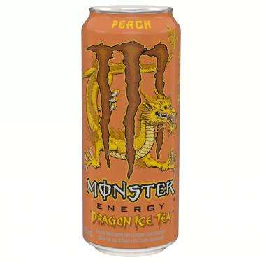 Imagem de Energético Peach Monster Dragon Ice Tea Lata 473ml