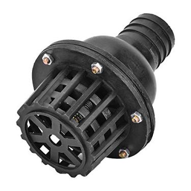 Imagem de Válvula de retenção plana, válvula de pé da bomba de água, válvula de retenção plana de baixa pressão em PVC preto, acessórios de bomba de água para máquina de fluido (1,5 pol.)