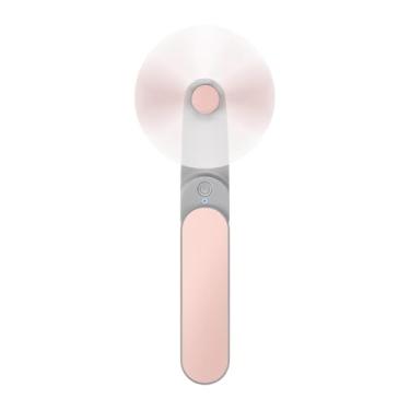 Imagem de Ioensy Fã portátil portátil Fan dobrável Presente ideal compacto silencioso fã pessoal pessoal para camping de dormitório Viagem ao ar livre interno de verão, Rosa