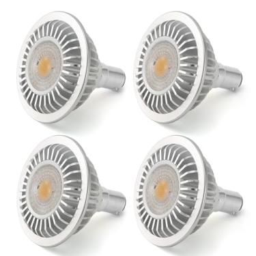 Imagem de AIBOO Lâmpada Led Ar70 Ba15D Base B15, Entrada Ca/Cc 12V, 7W 500Lm Para Iluminação Residencial E Comercial, Lâmpada Halógena De Substituição De 50W (Branco Quente, Pacote Com 4)