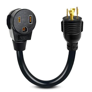 Imagem de Zhudiyof Cabo Adaptador De Gerador Para Soldagem Nema L14-20P, Plugue De 4 Pinos, 20A, Trava Macho Para Soldagem Nema 6-50R