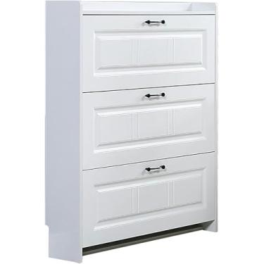 Imagem de LGEOELIAS Armário de sapatos de pé livre, armário estreito de 17 cm/24 cm, organizador de armazenamento de sapato, estojo multifuncional para corredor, sala de jantar, cozinha ou quarto