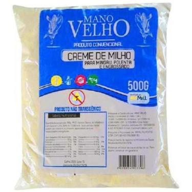 Imagem de Kit 3X: Creme De Milho Natural Mano Velho 500G