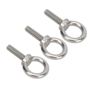 Imagem de Parafuso de Olhal de Ombro de Elevação, Kit de Arruelas de Bloqueio de Parafusos de Olhal, Arruelas Planas de Aço Inoxidável Versátil para Barco RV (M10)