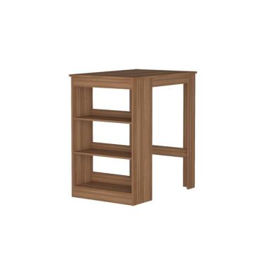 Imagem de Mesa Bancada 2 Lugares com Nichos Nova Mobile Montana