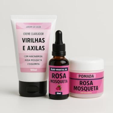 Imagem de Kit Creme Clareador ìntimo + óleo de Rosa Mosqueta e Pomada