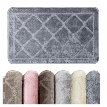 Imagem de 1 Tapete Banheiro Grego Grande Antiderrapante 50x80 Ce Vr - IDEALIZA, 