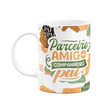 Imagem de Caneca dos Pais - Parceiro, amigo, companheiro - 325ml