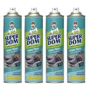 Imagem de Kit 4 Limpa Tênis Super Dom 150ml/95g - Domline