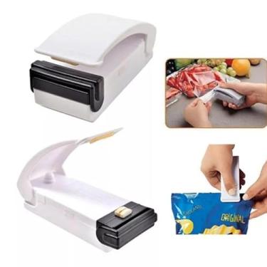 Imagem de Mini Seladora Para Sacos Plásticos Portátil- A Pilhas