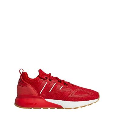 Imagem de adidas Tênis feminino Court Team Bounce Cross Trainer, Escarlate/escarlate/branco nuvem, 9