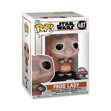 Imagem de Funko Pop! Star Wars Mandalorian Frog Lady #487 Ex